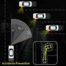 Reflective Warning Strip Tape Car Bumper Reflector Stickers 25mm*216mm 1 Pair