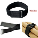 2Pcs Reusable Adhensive Tape Hook Loop Cable Cord Winder Strap Organizer Holder