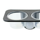 3Pcs Dual + Single Reptile Feeding Food Water Bowl with Suction Cup for Worm