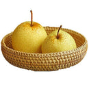 Woven Storage Basket Rattan Basket Desktop Storage Woven Basket Wicker Bask D4M6