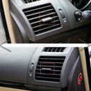 Car Dash A/C Vent Tab Clips Air Conditioning Leaf Louvre Slice Conversion Kit