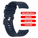 Silicone Wristband Strap for Huawei Watch GT 2 Honor Magic (Midnight Blue)