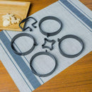 4Pcs/Set Nonstick Egg/Pancake Rings Cooking Tool Round Kitchen Mould Shaper S4E9