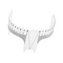 Microblading Eyebrow Shaper Template Stencil Measure Ruler for Beginner