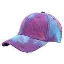 Fashion Tie-Dye Baseball Cap Spring Men Women Trend Lovers Colorful Hat OutdN7J5