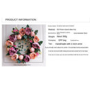 Artificial Floral Hanging Wreath Front Door Home Flower Wall Garland Large 40cm