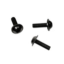 10PCS License Plate Frame Screws Nut for Motorbike Truck ATV 20x6mm - Black