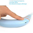 Portable Rechargeable Fan Air Cooler Mini Neckband Lazy USB Dual Sports Fan