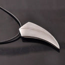 Men Wolf Fang Tooth Pendant Chain Stainless Steel Charms Fashion Necklace 3C