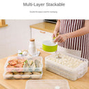 4 Layers Multi-functional Food Preservation Refrigerator Dumplings Meat Storage