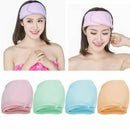 Women Adjustable Makeup Toweling Hair Wrap Head Band Salon SPA Facial Headband H