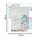 5D Diamond Embroidery Painting with Cross Stitch Kit Snowman Hand Arts Decor