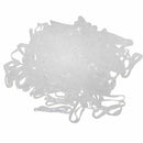 200pcs Transparent Elastic Rubber band for Hair Woman Girl Gift