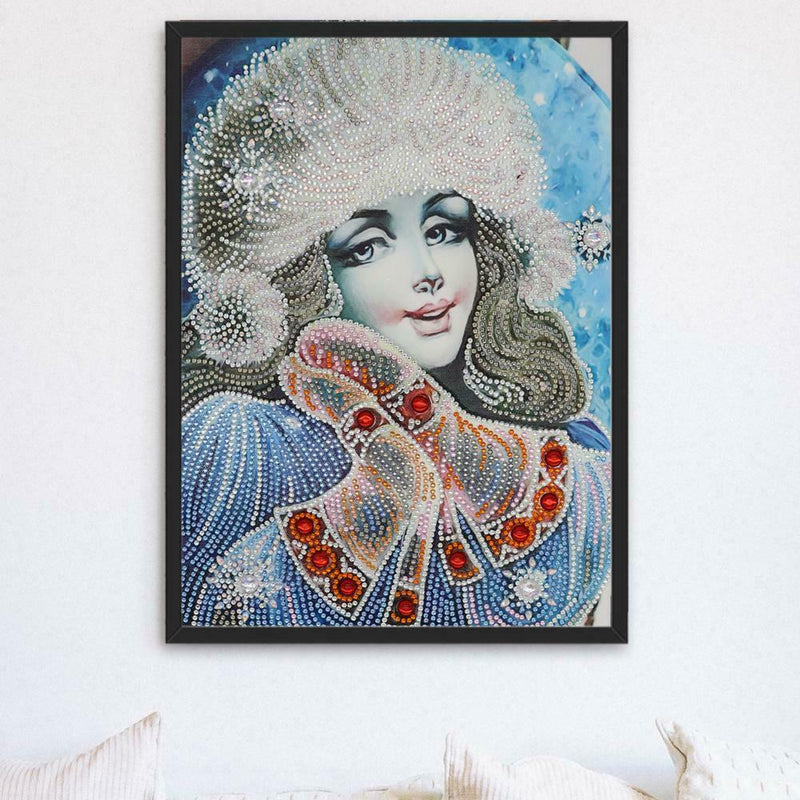 5D DIY Special Shaped Diamond Painting Beauty Cross Stitch Mosaic Craft Kit
