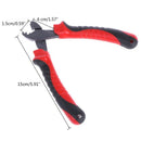 Fishing Pliers High Carbon Steel Crimper Sleeves Leading Press Steel Wire Swager