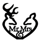 Creative Mr and Mrs Personalized Wedding Cake Toppers Deer Cake Topper for  R5V2