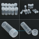 50Pcs 5ml Plastic Sample Bottle Small Clear Bottle Vial Storage Container Tools