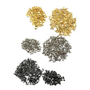 300 Sets Double Caps Studs Dome Rivets for Leathercraft DIY Supplies 6x8mm