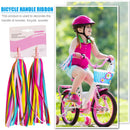 2x Bicycle Handlebar Tassel Streamers Kid Scooter Bike Ribbon (Yellow Pink) A