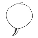 Men's Jewelry Stainless Steel Titanium Wolf Tooth Pendant Necklace Gift LI