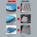 Car Breathable Egg Sitting Gel Cushion Seat Sitter Flex Pillow Back Support F5I7