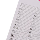 12pcs/set Drawing Nail Art Practice Learning Template Painting Guide Paper SEAU