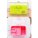 Multi-functional Portable Transparent Plastic Storage Box With Removable Tray