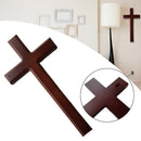 Wall Cross Home Decor Hanging Ornament Christian Solid Wood 32cm Craft Blessing