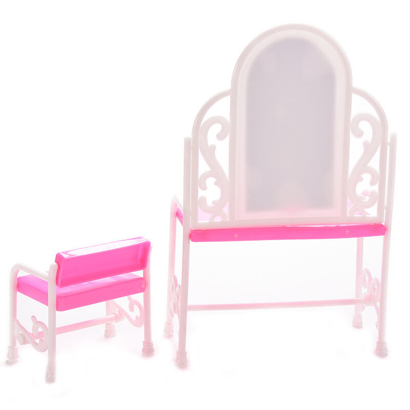 1 Set Hot Dressing Table Chair for s Kids Girls Play House Bedroom  SP