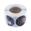 500pcs/roll Christmas Santa Stickers gift Packaging Stickers Party supplyB Gw
