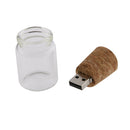 32GB USB Flash Drive U Disk Data Storage Creative Glass Bottle