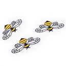 Bumble Bee Sew On Patches Embroidered Badge Bags Applique Fabric Clothes CraftTO