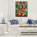 5D DIY Full Drill Special Shaped Diamond Painting Cute Dog Embroidery Kits
