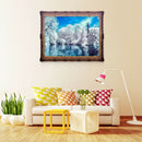 Snow Lake 5D DIY Diamond Painting Cross Stitch Embroidery Home Decor Craft