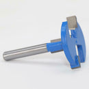 1/4in T-type Wood Router Bit Mill Engraving Trimmer Adapter Milling Cutter A