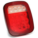 2x16 LED Red/White Truck Trailer Boat Stop/Turn/Tail Back Up Reverse LightLam q_