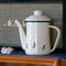 Traditional Enamel Dripless Tea Pot Hot Water Coffee Tea Pot Kettle 600ml