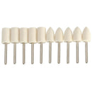 90Pcs Soft Felt Polishing Buffing Clean Wheel Kit For Rotary tools I2Y6