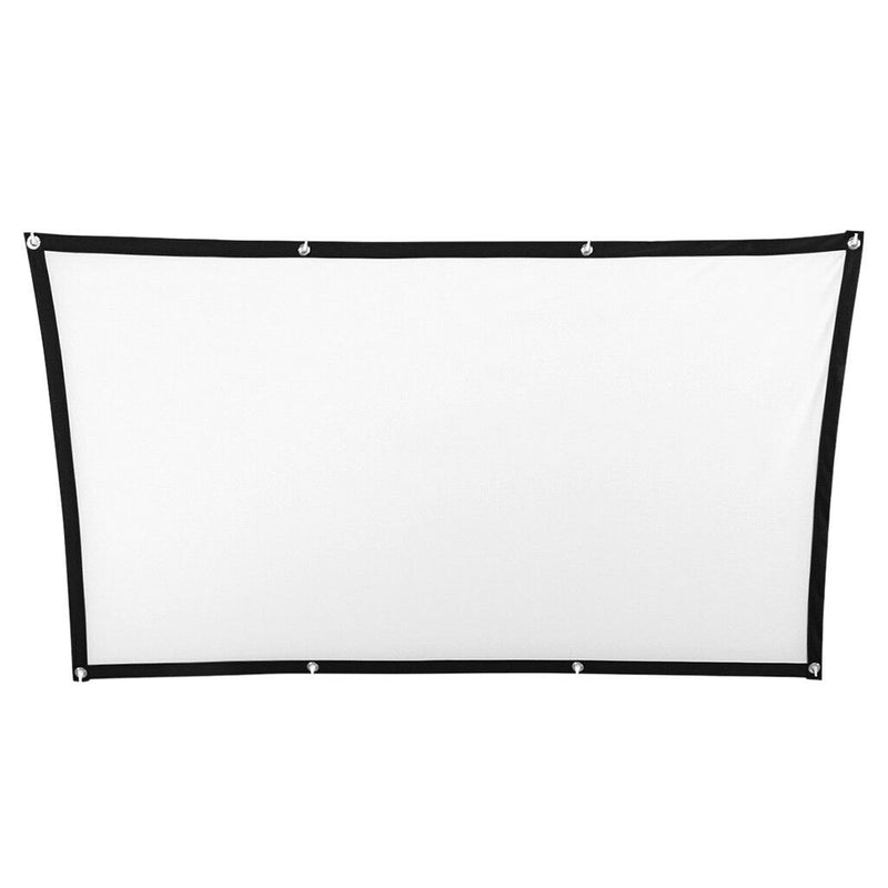 120'' Indoor Portable Projector Screen Soft Home Cinema Movie Screen 16:9