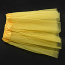 Kids Girls Modern Ballet Dressing Fairy Tutu Skirt Yellow