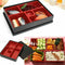 5 Grid Bento Box Japanese Lunch Box Reusable Chopsticks Rice Sushi Catering