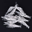 10pcs 4.8cm Shrimp Soft Prawn Tackle  Saltwater Bass Fishing Lures NO Hook OZ