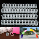 50pcs Decorative Balloon Arch Folder Clips Connectors Party Wedding Prom SYG