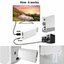 Portable Wii to HDMI Full HD Converter Wii2HDMI Audio Output Adapter TV Newly AU