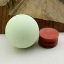 Luminous Quartz Glow In The Dark Stone Sphere Ball Stand Crystal Green 35mm T3J9