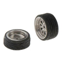 1/64 Metal Wheel Rims Tires Tyres Kit for Matchbox Parts DIY Accessories