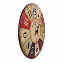 12 Inch Retro Wooden Wall Clock Farmhouse Decor, Silent Non Ticking Wall Cl Z7W7