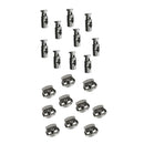 20pcs Anique Alloy Round Cord Locks Toggles Cordlock Stopper Stops DIY