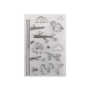Tree squirrel & nut Transparent Clear Stamp DIY Scrapbooking Photo-Albums Dec ^