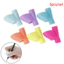3pcs  Tool Soft Rubber Pen Topper For Kid Handwriting Aid Useful3J&f